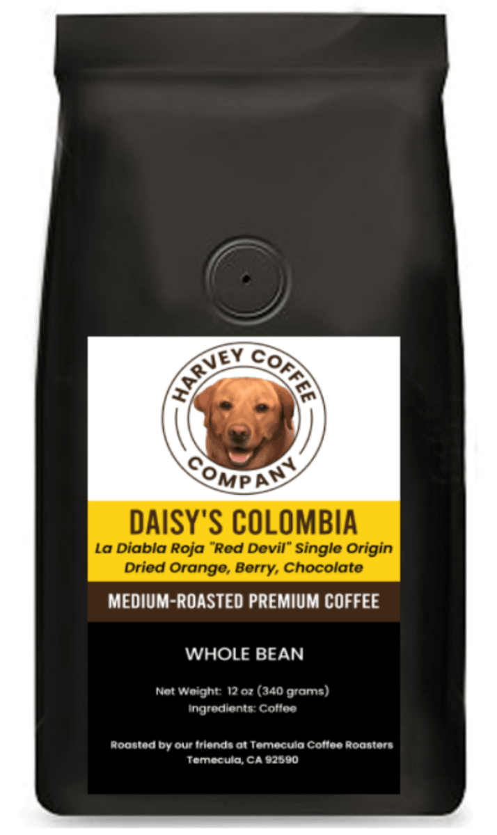 Daisy's La Diabla Roja Colombia (12 oz): Whole Bean & Ground