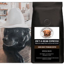Load image into Gallery viewer, Zoe's 6-Bean Espresso Roast (12 oz) - Harvey Coffee Company